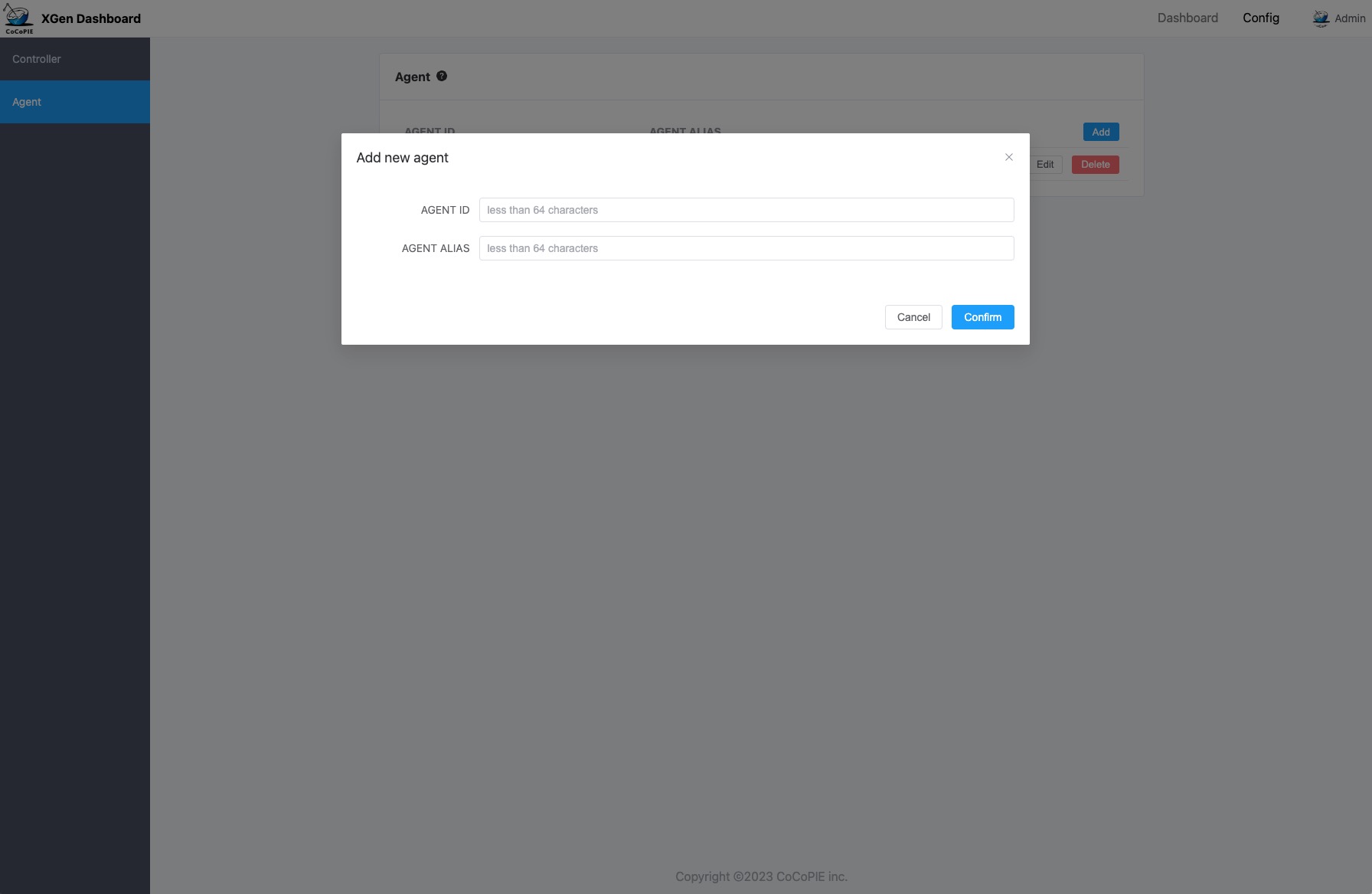 add agent id